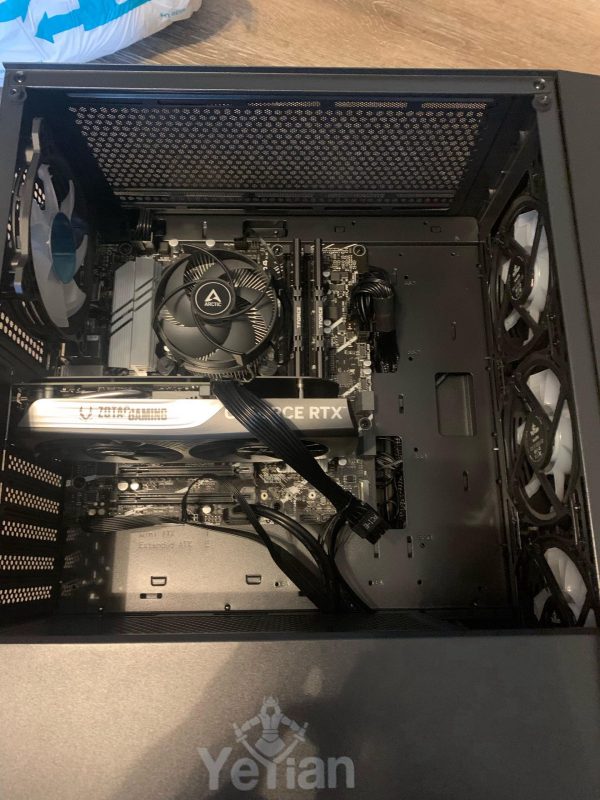 Yeyian Yumi Gaming Desktop PC, AMD Ryzen 7 5700X, NVIDIA GeForce RTX 4060 - AI Accelerated, 32GB DDR4, 1TB PCIe SSD, 650W PSU, Windows 11 Home 64-bit, YPA-YU570XC-4601N - Image 2