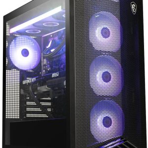 MSI Aegis ZS2 (Tower) Gaming Desktop, AMD R9-7900X, GeForce RTX 5080, DDR5 6000 32GB Memory (16GB X 2) , 2TB NVMe SSD, Liquid CPU Cooling, USB Type-C, VR-Ready, Windows 11 Home