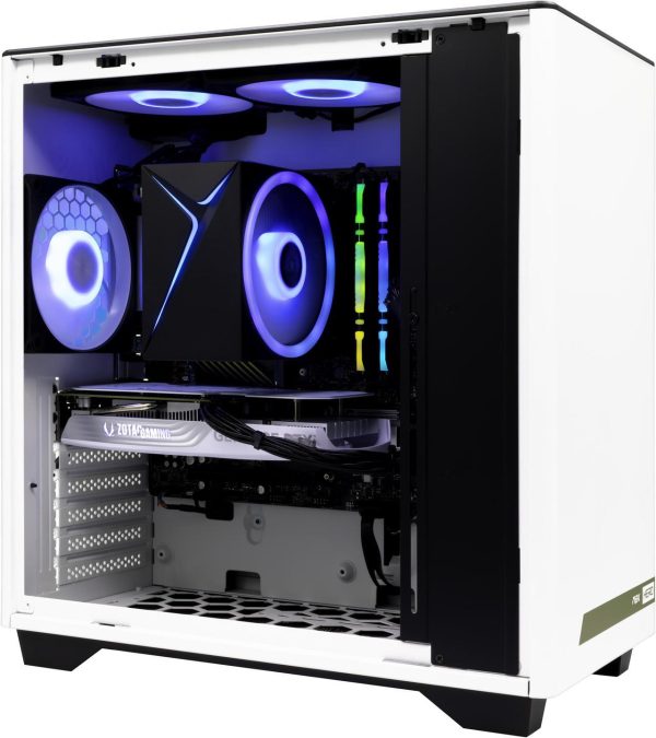 ZOTAC MEK AI Enhanced Gaming Desktop PC, AMD Ryzen 5 5500, Nvidia GeForce RTX 4060, 16GB DDR4 RGB, 1TB NVMe M.2 SSD, Windows 11 Home 64-bit, MEK4060A55003V1