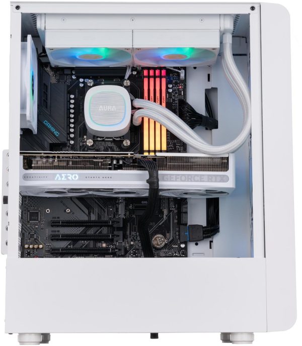 ABS Stratos Aqua Gaming PC - Windows 11 - AMD Ryzen 7 9800X3D - GeForce RTX 5080 - DLSS 4 - AI-Powered Performance - 32GB DDR5 5600MHz - 2TB M.2 NVMe SSD - SA9800X3D5080 - Image 4