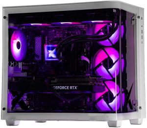 Xidax X-6 Series AMD Ryzen 7 9800X3D (4.7GHz, up to 5.2GHz), NVIDIA GeForce RTX 5080 16GB, 2TB NVMe M.2 SSD, 32GB (2x16GB) RAM, Liquid cooling, Genuine Window 11 Home Onami White Gaming Desktop - Assembled & Serviced in Utah