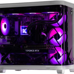 Xidax X-6 Series AMD Ryzen 7 9800X3D (4.7GHz, up to 5.2GHz), NVIDIA GeForce RTX 5080 16GB, 2TB NVMe M.2 SSD, 32GB (2x16GB) RAM, Liquid cooling, Genuine Window 11 Home Onami White Gaming Desktop - Assembled & Serviced in Utah