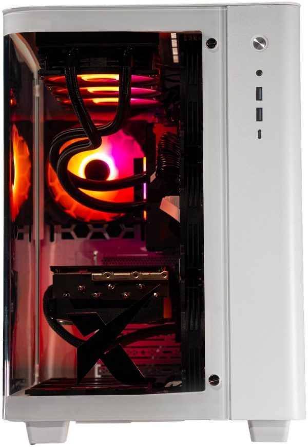 Xidax X-6 Series AMD Ryzen 7 9800X3D (4.7GHz, up to 5.2GHz), NVIDIA GeForce RTX 5080 16GB, 2TB NVMe M.2 SSD, 32GB (2x16GB) RAM, Liquid cooling, Genuine Window 11 Home Onami White Gaming Desktop - Assembled & Serviced in Utah - Image 4