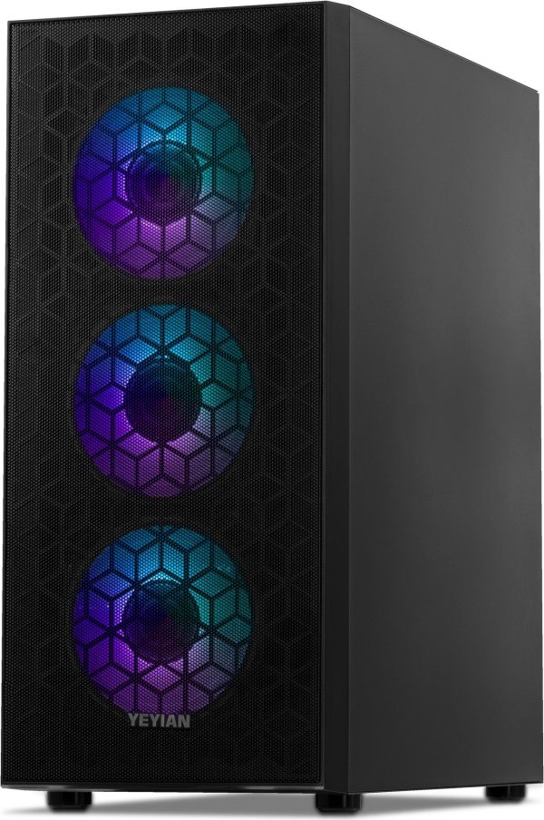 Yeyian Yumi Gaming Desktop PC, AMD Ryzen 7 5700X, NVIDIA GeForce RTX 4060 - AI Accelerated, 32GB DDR4, 1TB PCIe SSD, 650W PSU, Windows 11 Home 64-bit, YPA-YU570XC-4601N - Image 4