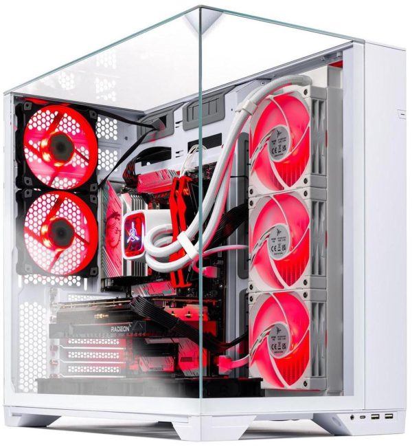 Skytech O11 Vision Gaming PC Desktop, Ryzen 7 7800X3D 4.2 GHz (5GHz Turbo), NVIDIA RTX 5070 Ti 16GB GDDR7, 1TB Gen4 SSD, 32GB DDR5 RAM 6000 RGB, 850W GOLD ATX 3.0 PSU, 360mm ARGB AIO , Wi-Fi, Win 11 - Image 4