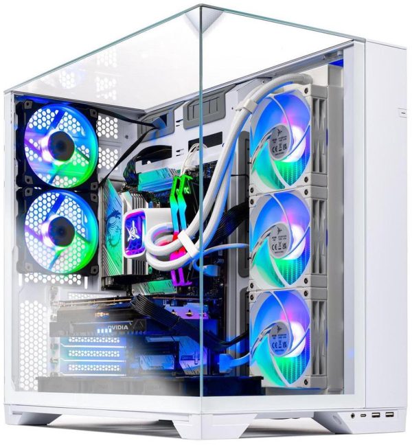 Skytech O11 Vision Gaming PC Desktop, Ryzen 7 7800X3D 4.2 GHz (5GHz Turbo), NVIDIA RTX 5070 Ti 16GB GDDR7, 1TB Gen4 SSD, 32GB DDR5 RAM 6000 RGB, 850W GOLD ATX 3.0 PSU, 360mm ARGB AIO , Wi-Fi, Win 11 - Image 5