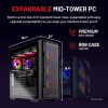 Skytech Rampage Gaming PC Desktop, Ryzen 7 7700X 4.5 GHz (5.4GHz Turbo), NVIDIA RTX 5070 Ti 16GB GDDR7, 1TB Gen4 SSD, 32GB DDR5 6000, 850W GOLD ATX 3.0 PSU, 360mm AIO , Wi-Fi, Win 11 Home - Image 6