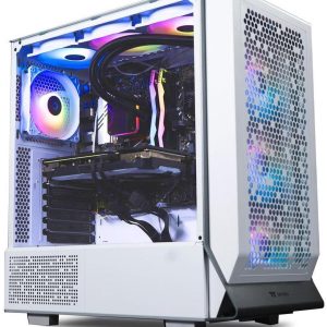 Skytech Omega Gaming PC Desktop, Ryzen 7 7800X3D 4.2 GHz (5GHz Turbo Boost), AMD RX 9070 XT 16GB GDDR6, 2TB Gen4 NVMe SSD, 32GB DDR5 RAM 6000 RGB, 850W GOLD PSU, Wi-Fi, Win 11