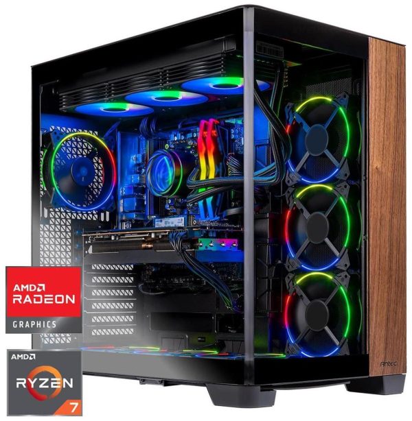Skytech Prism 4 Gaming PC Desktop, Ryzen 7 9800X3D 4.7 GHz (5.2 GHz Turbo), AMD RX 9070 XT 16GB, X670 MB, 2TB Gen4 NVMe SSD, 32GB DDR5 5600, 850W GOLD ATX 3 , 360mm ARGB AIO , Wi-Fi, Win 11