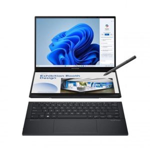 ASUS Zenbook DUO Dual 14" OLED 3K 120Hz Touchscreen Laptop Intel Core Ultra 9 285H 32GB RAM 1TB SSD Inkwell Gray