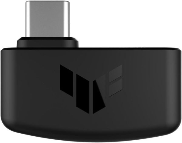 ASUS TUF Gaming H1 Wireless Headset (Discord Certified Mic, 7.1 Surround Sound, 40mm Drivers, 2.4GHz, USB-C, Lightweight, 15 Hour Battery Life, For PC, Mac, Switch, Mobile Devices, PS4, PS5)- Black - Image 7