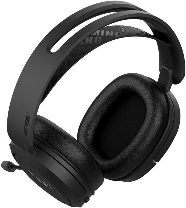 ASUS TUF Gaming H1 Wireless Headset (Discord Certified Mic, 7.1 Surround Sound, 40mm Drivers, 2.4GHz, USB-C, Lightweight, 15 Hour Battery Life, For PC, Mac, Switch, Mobile Devices, PS4, PS5)- Black - Image 9