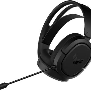 ASUS TUF Gaming H1 Wireless Headset (Discord Certified Mic, 7.1 Surround Sound, 40mm Drivers, 2.4GHz, USB-C, Lightweight, 15 Hour Battery Life, For PC, Mac, Switch, Mobile Devices, PS4, PS5)- Black