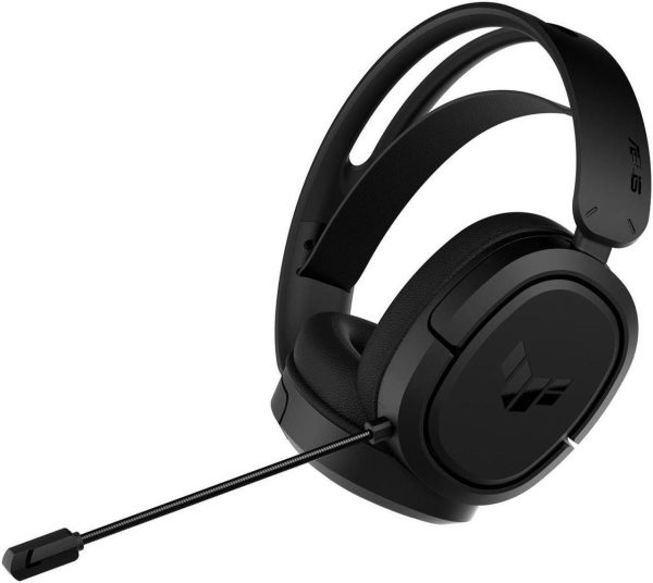 ASUS TUF Gaming H1 Wireless Headset (Discord Certified Mic, 7.1 Surround Sound, 40mm Drivers, 2.4GHz, USB-C, Lightweight, 15 Hour Battery Life, For PC, Mac, Switch, Mobile Devices, PS4, PS5)- Black