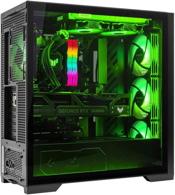 ASUS TUF GT302 - AMD Ryzen 7-9800X3D 16 core up to 5.2 GHz - Geforce RTX 5090 - 2TB HDD + 4TB NVMe SSD - 64GB DDR5(2X32GB) - 1200W - Windows 11 Liquid Cooled Gaming Desktop PC WiFi RGB - Image 3