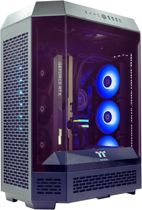 ZOTAC Gaming MEK AI-Enhanced Gaming PC MEK5080A9700XBT5 - AMD Ryzen 7 9700X 5.5GHz, NVIDIA GeForce RTX 5080, 32GB DDR5 RGB, 2TB NVMe M.2 SSD, 1200W 80+ GOLD PSU, WiFi 7, Windows 11 Home 64-bit - Image 4