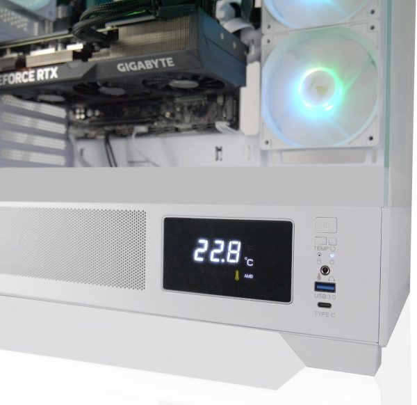 AVGPC Whirlwind Gaming PC AMD Ryzen 7 9700X Zen5, Radeon RX 9070 XT, 32GB 6000MHz DDR5, 1TB NVME M.2 SSD, 360MM AIO Liquid Cooling, WiFi/AC, Tempered Glass Case White, Windows 11 Home White - Image 4