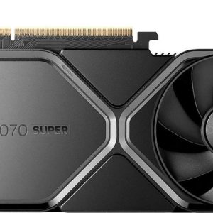 NVIDIA GeForce RTX 4070 SUPER Founders Edition Graphics Card 12GB GDDR6X - Titanium and Black