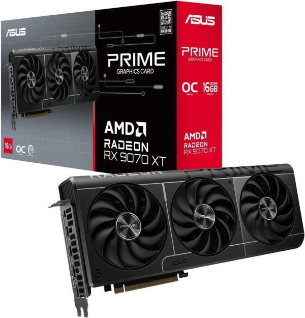 ASUS PRIME Radeon RX 9070 XT 16GB 256-Bit GDDR6 PCI Express 5.0 RDNA 4 Graphics Card PRIME-RX9070XT-O16G - Image 7