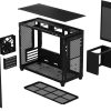 ASUS AP201 Type-C Airflow-focused Micro-ATX,Mini-ITX Computer Case, Support 360/280 Liquid Cooling - Black - Image 3