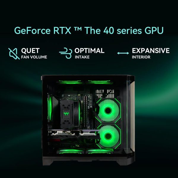 YEAH MAGIC Arcane S1 Gaming Desktop - AMD Ryzen 7 5700X 3D - RTX 4060 32GB (16GB*2) DDR4 3200MHz 1TB NVMe SSD ARGB Fans 650W PSU WIFI Perfect for Gaming - Business - Design Win 11 Home Gaming Pc - Image 3