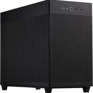 ASUS AP201 Type-C Airflow-focused Micro-ATX,Mini-ITX Computer Case, Support 360/280 Liquid Cooling - Black