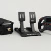 sim racing setup from Fanatec, including the CSL Elite Pedals V2, a wheel base, and a steering wheel. - Image 2