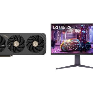 ZOTAC SOLID OC GeForce RTX 5090 32GB 512-Bit GDDR7 PCI Express 5.0 x16 DLSS 4.0 Video Card ZT-B50900J-10P LG 32" 144 Hz VA UHD Gaming Monitor FreeSync Premium (AMD Adaptive Sync) DCI-P3 90% (CIE1976) UltraGear 32GQ750-B