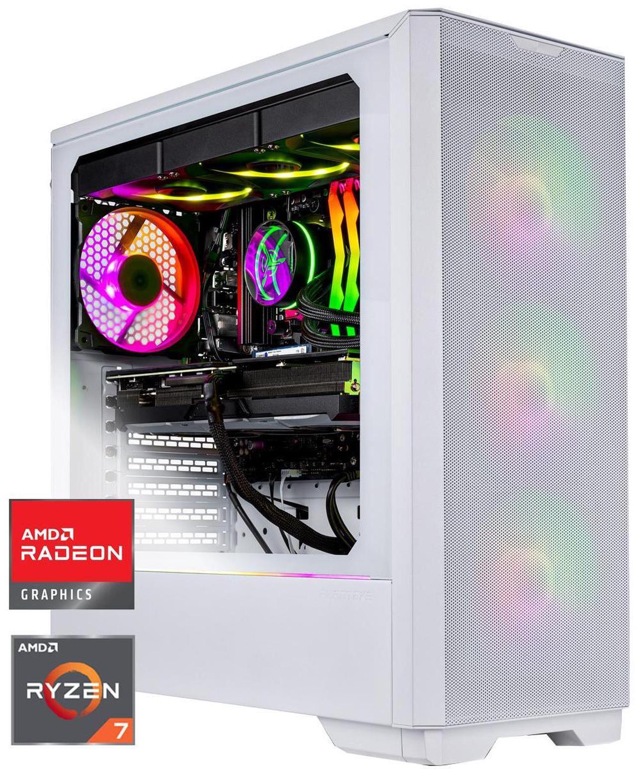 Skytech Eclipse Lite Gaming PC Desktop, Ryzen 7 9800X3D 4.7 GHz (5.2 GHz Turbo Boost), X670 Motherboard, AMD RX 9070 XT 16GB GDDR6, 2TB Gen4 NVME SSD, 32GB DDR5 6000, 1000W GOLD, Wi-Fi, Win 11